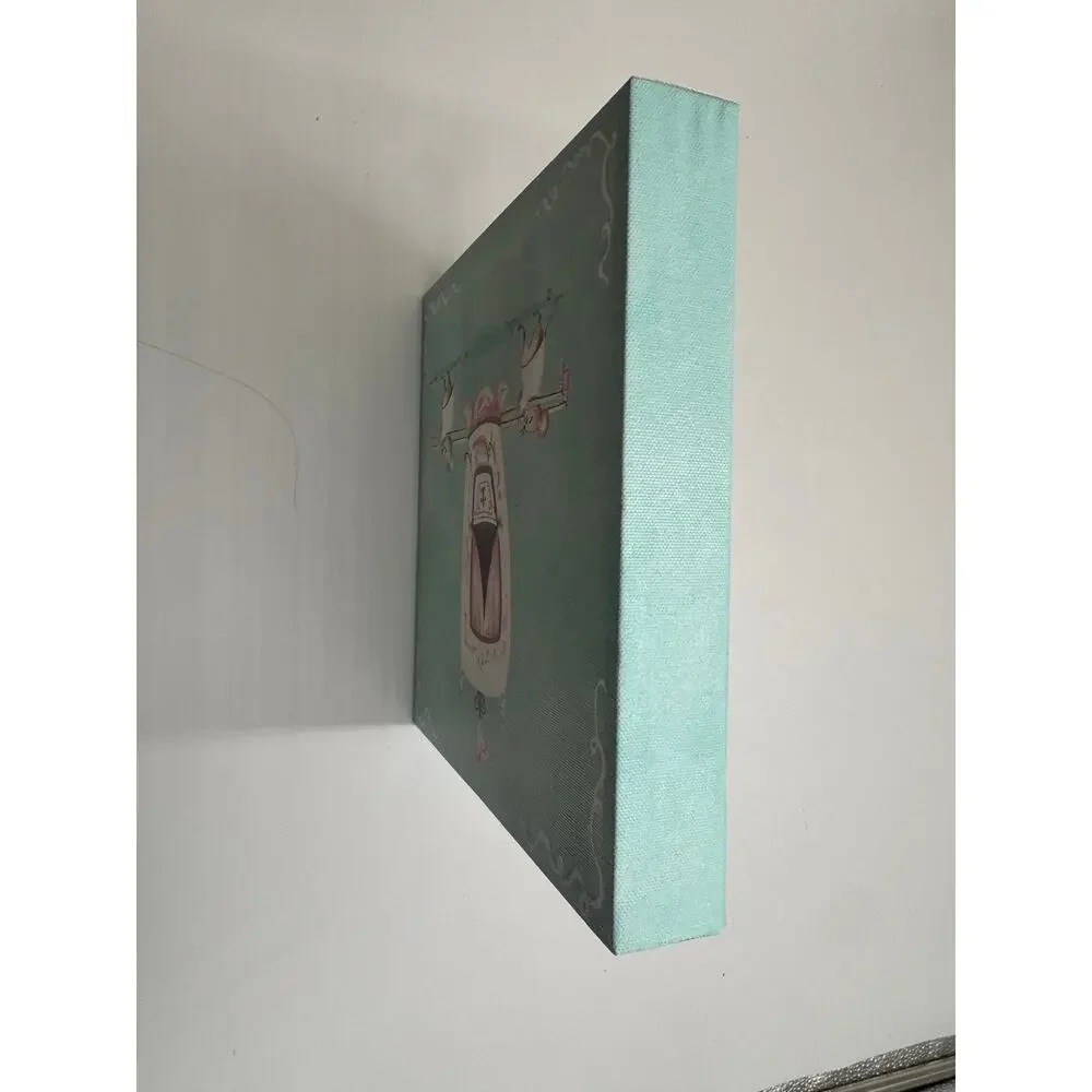 Oopsy Daisy Little Mouse Carriage Canvas Wall Art Kris Langenberg 10x10